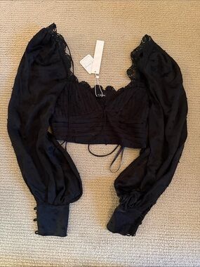 For Love & Lemons Black Top